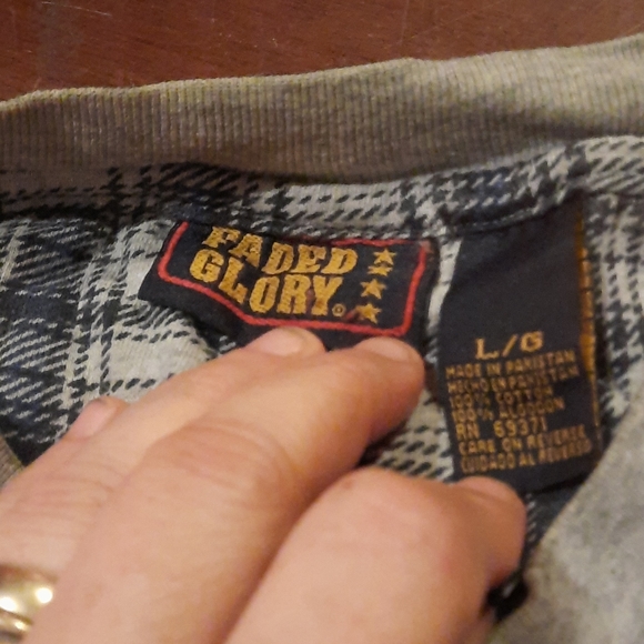 MEN'S  FADED GLORY SHIRT SIZE LARGE - Picture 3 of 4